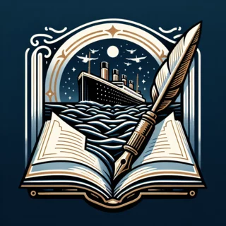 Symbolbild eine Frau im 20. Jahrhundert steht an der Reling eines Schiffes und schaut in die Ferne zu einem anderen Schiff